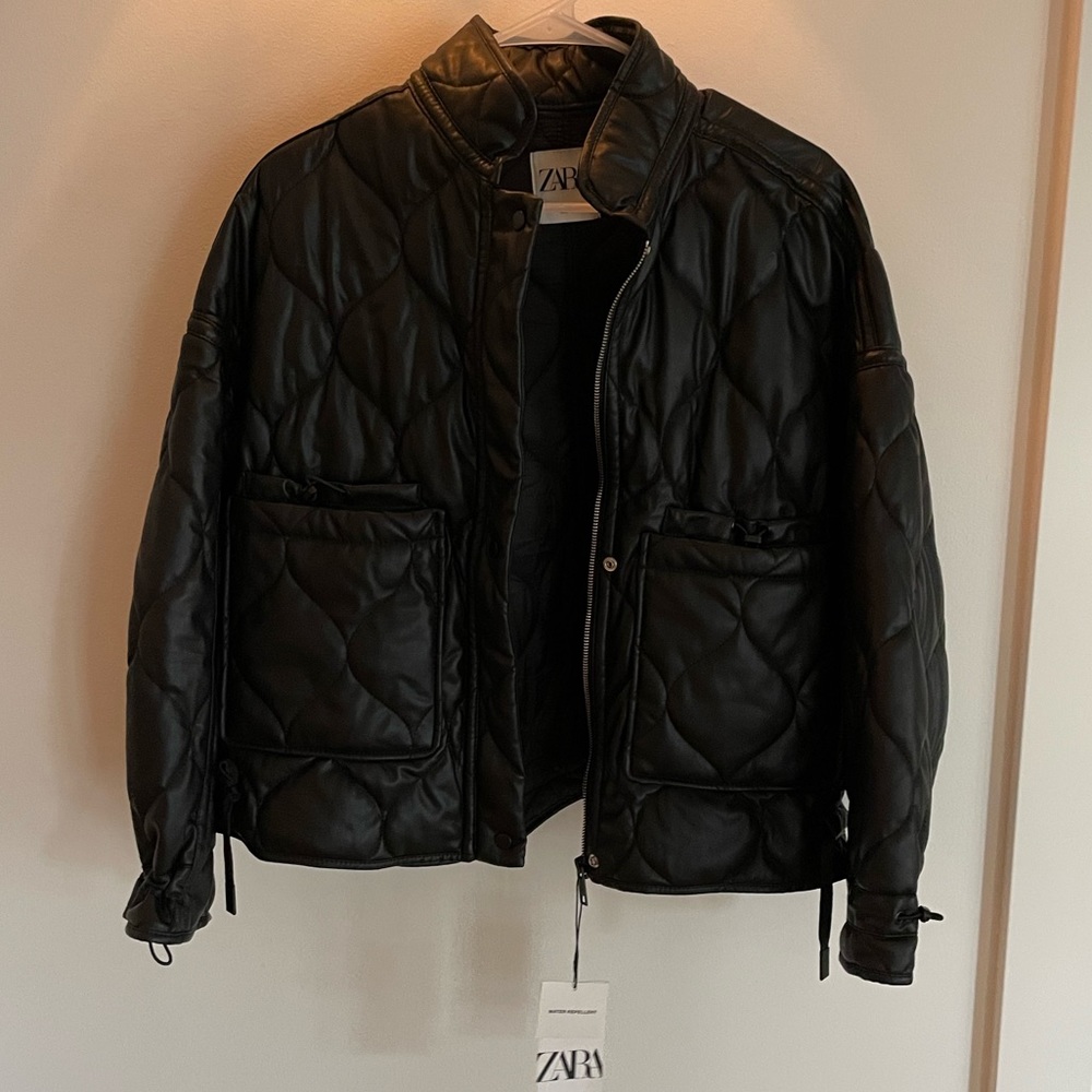 Leather Zara Bomber